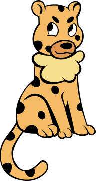Cheetah clipart