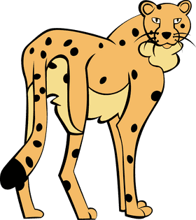 Cheetah clipart