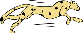 Cheetah Run clipart