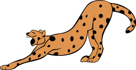 Cheetah clipart