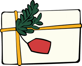 Christmas Gift Letter clipart