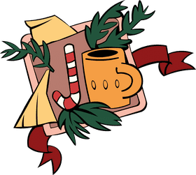 Christmas Gift Open Box clipart