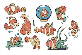 Clownfish vector