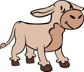 Donkey Staying clipart