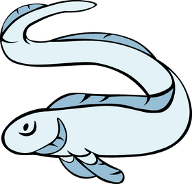 Eel Blue clipart