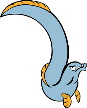 Eel Scary clipart