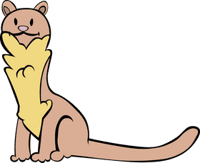 Ferret animal clipart