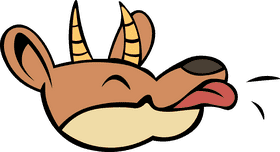 Gazelle Fool clipart