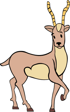 Gazelle clipart