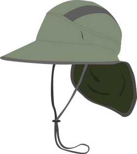 Bird watching hat clipart