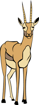 Gazelle clipart