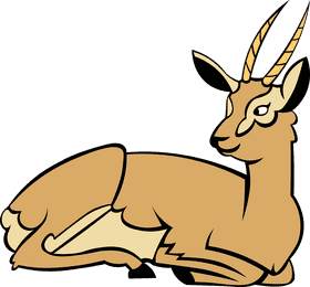 Gazelle clipart