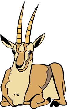 Gazelle clipart