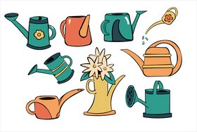 Watering Can vector