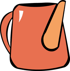 Watering Can Orange clipart