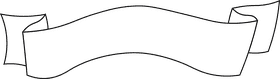 Banner black and white clipart