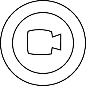 Camera allowed black and white clipart