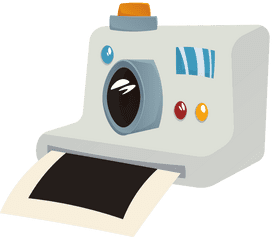 Camera Polaroid clipart