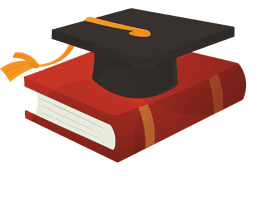 Graduation Cap Book clipart