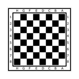 Chess score sheet drawing black and white clipart free download