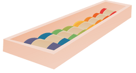 Pastel crayon Set clipart