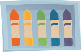 Pastel crayon Set clipart