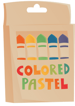 Pastel crayon Set clipart