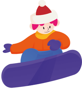 Snowboarding Snowboarder clipart