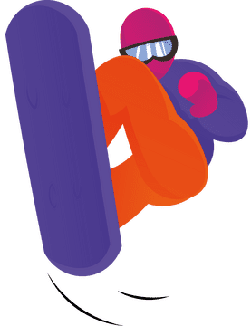 Snowboarding clipart