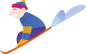Snowboarding Snowboarder clipart
