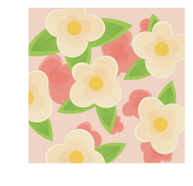 Texture Flowers clipart