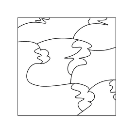 Texture Waves black and white clipart