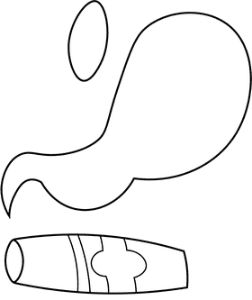 Roaring 20s Cigar black and white clipart