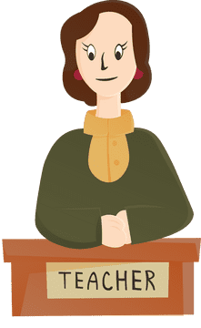 Teacher Tribune clipart