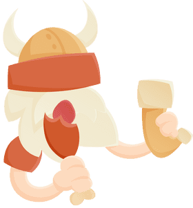 Viking Eating clipart