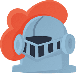 Warrior Knight Helmet clipart