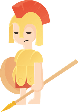 Warrior Spartan clipart