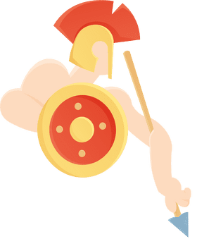 Warrior Spartan clipart