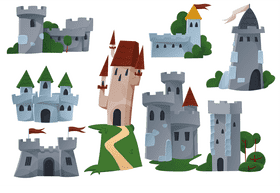 Castle vector