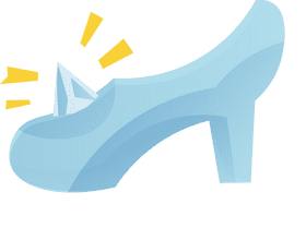 Cinderella Shoe clipart