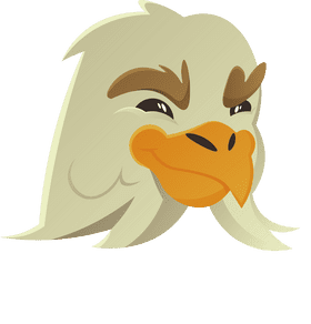 Falcon Head clipart