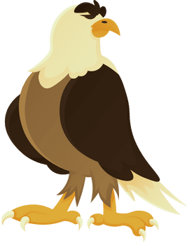 Falcon Standing clipart