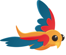 Macaw parrot clipart