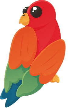 Macaw Sitting clipart