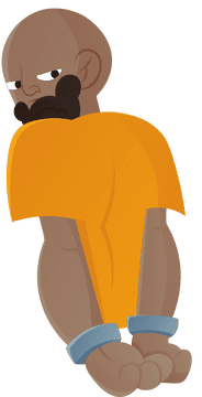 Prisoner Back clipart