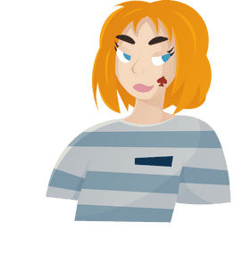 Prisoner Woman clipart
