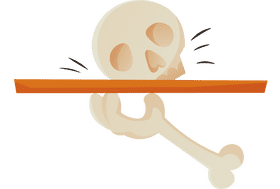 Skeleton Plate clipart