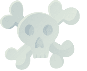 Skeleton Scull Bone clipart