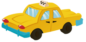 Taxi Car clipart
