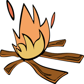 Bonfire clipart